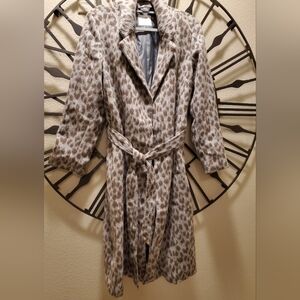 OLD NAVY XL Leopard Print Women's Coat
